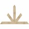 Ekena Millwork Saratoga Rough Sawn Timber Gable Bracket, Douglas Fir, 72"W x 48"H x 4"D x 6"F, 16/12 Pitch GBW072X48X0406SAR00RDF - alternate 1
